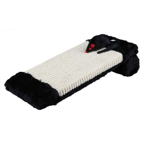 Tiragraffi su rotolo - TRIXIE - Tappetino in sisal / peluche - 15  35 cm - Naturale / Nero