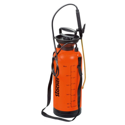 Pompa A Pressione Lt.8 Manuale Completa di Tubo e Lancia Stocker