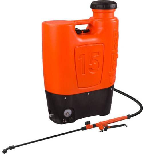 Pompa A Zaino Elettrica Lt.15 con Misuratore per Controllo Pressione Stocker