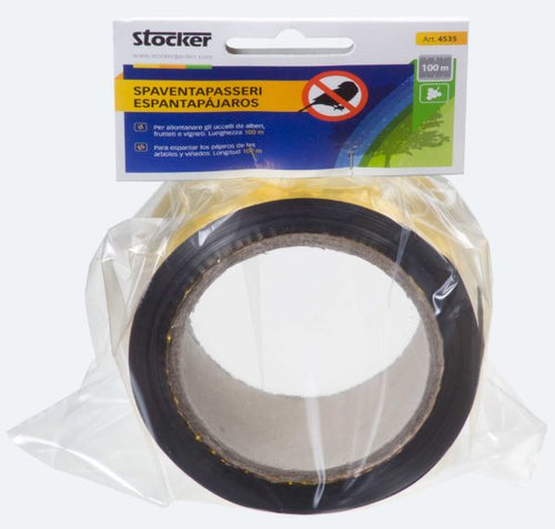 Nastro Spaventapasseri mt.100 per Allontanare gli Uccelli Stocker