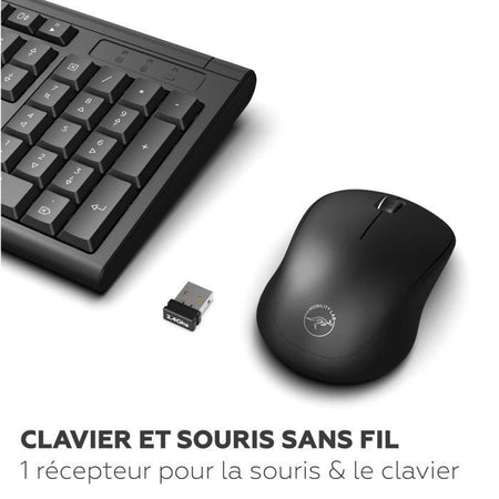 Set tastiera e mouse - MOBILITY LAB - Alpha - Ergonomico - Wireless - Tastierino numerico integrato
