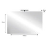 GINNY - specchio moderno con led Bianco