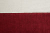 Tovaglia in misto lino con elegante bordo applicato made in italy NATURALE/BORDEAUX