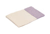 Runner in misto lino  con elegante bordo applicato made in italy  NATURALE/GLICINE
