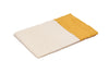 Runner in misto lino  con elegante bordo applicato made in italy  NATURALE/OCRA