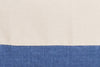 Tovaglia in misto lino con elegante bordo applicato made in italy NATURALE/BLUETTE