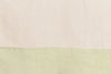 Runner in misto lino  con elegante bordo applicato made in italy  NATURALE/VERDE MENTA
