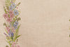 Runner da tavola in misto lino stampa floreale fiori morbido resistente elegante made in italy  FIORI DI CAMPO - Vanita di raso