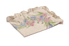 Set di 2 tovagliette americane colazione con decorazione frou frou coppia tovagliette 35 X 50 CM in misto lino stampa floreale fiori  morbide resistenti eleganti made in italy FIORI DI CAMPO