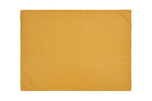 Set di 2 tovagliette americane colazione coppia tovagliette 35 X 50 CM in misto lino tinta unita morbide resistenti eleganti made in italy OCRA