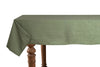 Tovaglia in misto lino tinta unita morbida resistente elegante made in italy OLIVA