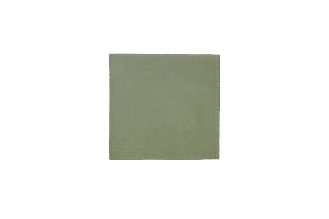 Set di 6 tovaglioli da tavola 45 X 45 CM in misto lino morbido resistente elegante made in italy OLIVA