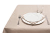 Tovaglia in misto lino tinta unita morbida resistente elegante made in italy NATURALE MELANGE