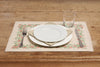 Set di 2 tovagliette americane natalizie coppia tovagliette 35 X 50 CM in misto lino decoro natale morbide resistenti made in italy BACCHE - Vanita di raso