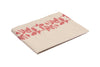 Runner da tavola feste natale natalizia in misto lino decoro natale natalizio morbido resistente elegante made in italy AGRIFOGLIO ROSSO - Vanita di raso