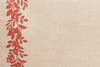 Runner da tavola feste natale natalizia in misto lino decoro natale natalizio morbido resistente elegante made in italy BACCHE ROSSE - Vanita di raso