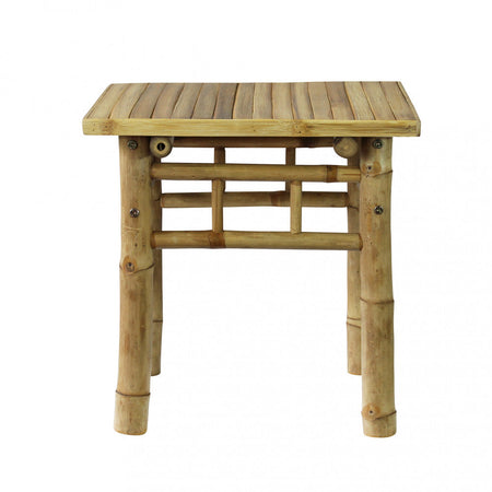 Tavolino in Bambù "Joyce" per esterno per esterno da giardino 45 cm