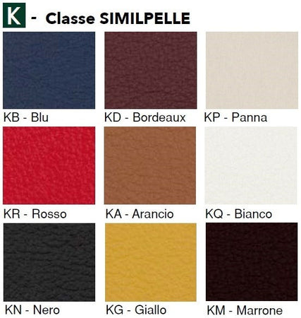 Poltrona da ufficio ergonomica ad un posto in vari colori