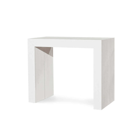 FRANKLYN - tavolo allungabile a consolle 90x45/95/145/195/245/295 Bianco
