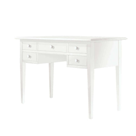 CORNELL - scrittoio in legno massello 100x50x81 Bianco
