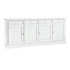 CECILY - credenza in legno 205x42x86 Bianco