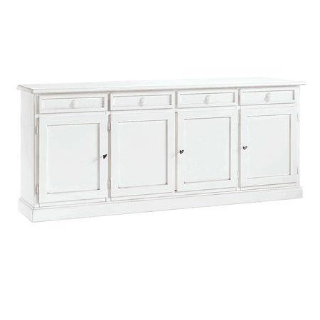 CECILY - credenza in legno 205x42x86 Bianco