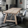 ANDERSON - tavolo da pranzo moderno in legno massello 180x90 Marrone
