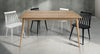 BRIAN - tavolo da pranzo moderno allungabile in abete spazzolato 85x160/210 Marrone