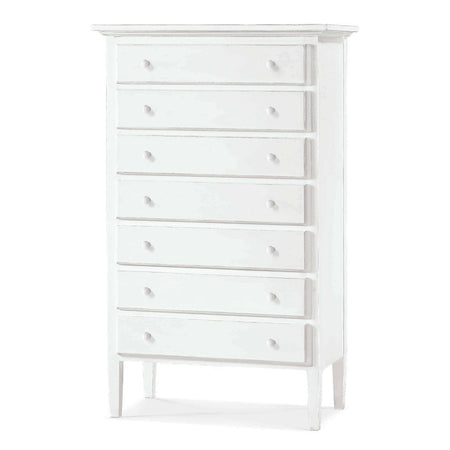 KAYLEY - cassettiera in legno massello 84x47x138 Bianco