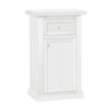 KALEB - mobile portatelefono in legno massello 46x31x76 Bianco