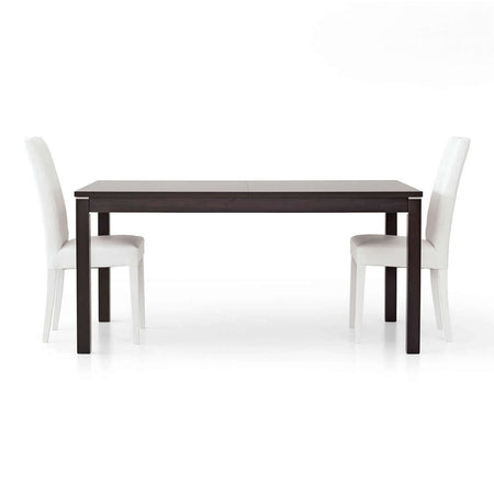 NEWTON - tavolo da pranzo moderno allungabile in rovere 90x160/203/246 Marrone