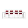 RAMSEY - tavolo da pranzo moderno allungabile frassinato 90x160/210/260 Bianco