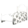 AQUILAE - letto singolo in legno bianco cm 100 x 212 x 135 h Bianco