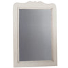 RUBINA - tavolino con specchio per ingresso cm 75 x 105 Bianco