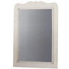 RUBINA - tavolino con specchio per ingresso cm 75 x 105 Bianco