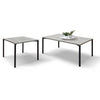 ARACHNE - tavolo da pranzo quadrato cm 55 x 55 x 45 h Cemento