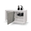 NEREUS - madia moderna con ante ammortizzate cm 140 x 50 x 80 h Cemento