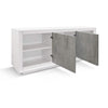ANANKE - madia moderna con ante ammortizzate cm 180 x 50 x 80 h Cemento