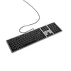 MOBILITY LAB Tastiera cablata DesignTouch per MAC Space Grey