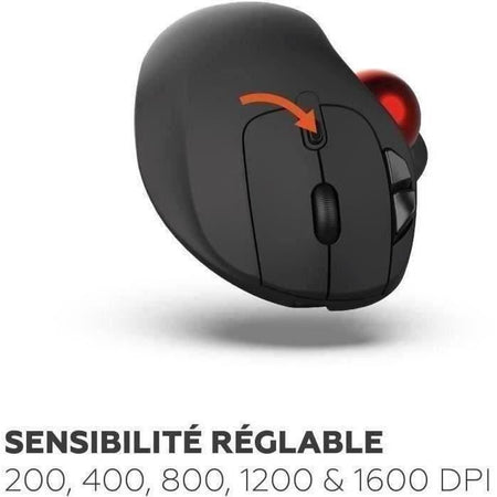 Mouse senza fili - MOBILITY LAB - Trackball - Nero