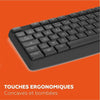 Tastiera wireless - MOBILITY LAB - Deluxe - AZERTY - Nera