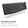 Tastiera wireless - MOBILITY LAB - Deluxe - AZERTY - Nera