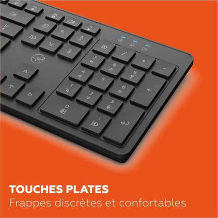 Tastiera wireless - MOBILITY LAB - Premium - AZERTY - Nera