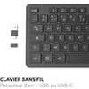 Tastiera wireless - MOBILITY LAB - Premium - AZERTY - Nera