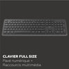 Tastiera wireless - MOBILITY LAB - Premium - AZERTY - Nera