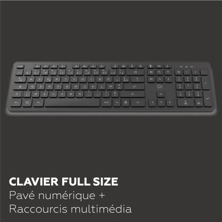 Tastiera wireless - MOBILITY LAB - Premium - AZERTY - Nera