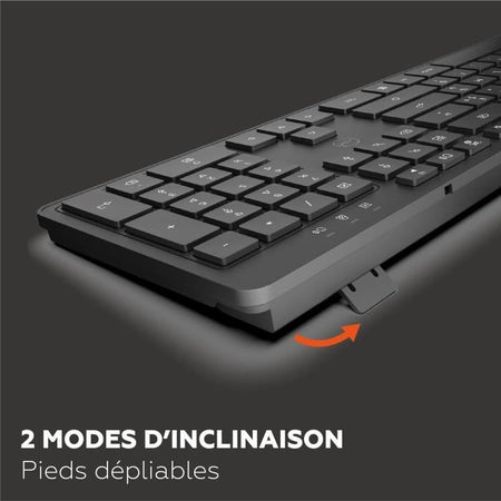 Tastiera wireless - MOBILITY LAB - Premium - AZERTY - Nera