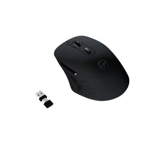 Mouse wireless - MOBILITY LAB - Omega - Ricevitore Bluetooth e 2,4GHz - Nero - Clic silenziosi - Precisione regolabile