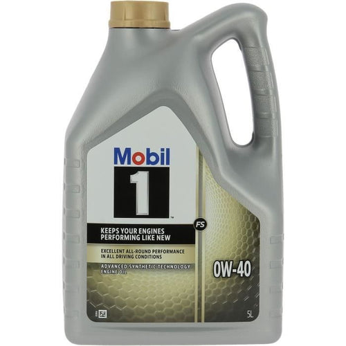 Tanica olio motore - MOBIL1 - 0W-40 FS - 5 L - 4 stagioni