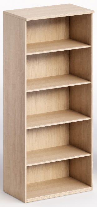 Mobile alto per ufficio con ripiani regolabili cm. 80x46x181h